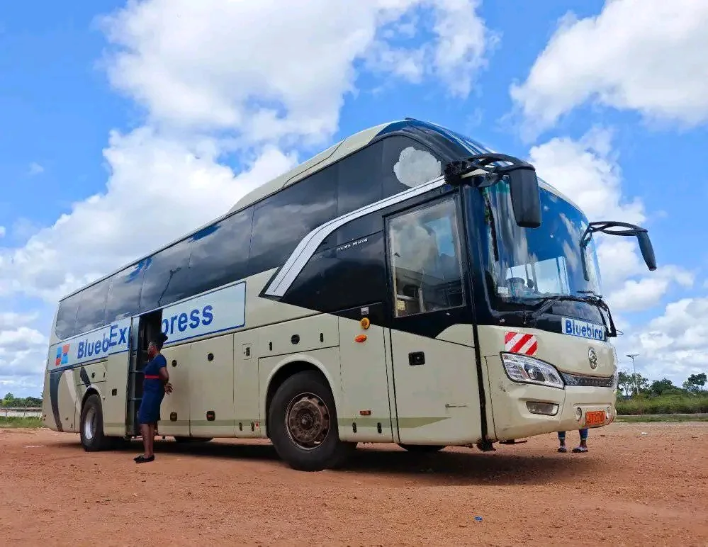 Bus Bluebird Express stationné